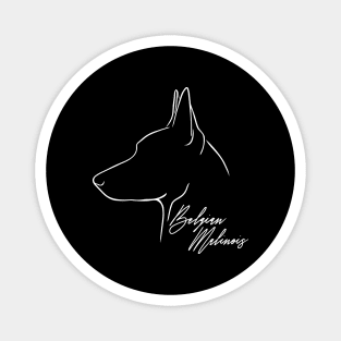 Belgian Malinois Profile dog Magnet